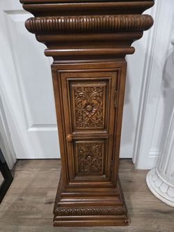 Furniture Stroage pedestals  dark wood  set 0f 2