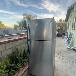 Kenmore stainless steel fridge and freezer