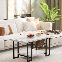 ✨ Modern White Coffee Table ✨