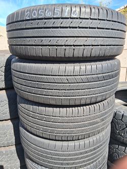 205/65R16 MICHELIN DEFENDER Set of 4 Tires, No Patches