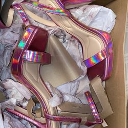 Pink heels