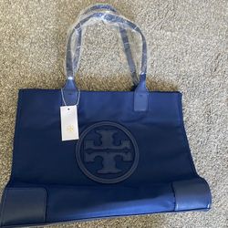 Tory Burch Women's Ella Mini Tote Bag Tory Navy