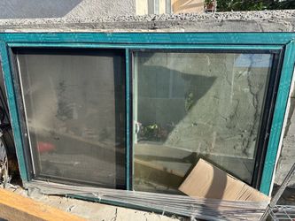 Brand new window 74x43.5”  with Header