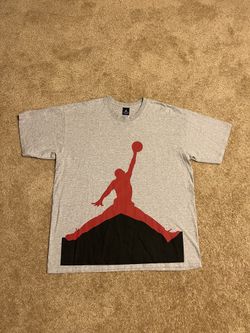 🔥 JORDAN HUGE “OG” VINTAGE RETRO AIR JORDAN LOGO T-SHIRT Men's XXL LIKE NEW 🔥