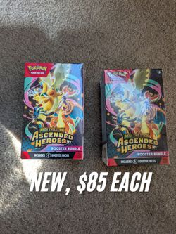 Pokemon Ascended Heroes Booster Bundle, new sealed