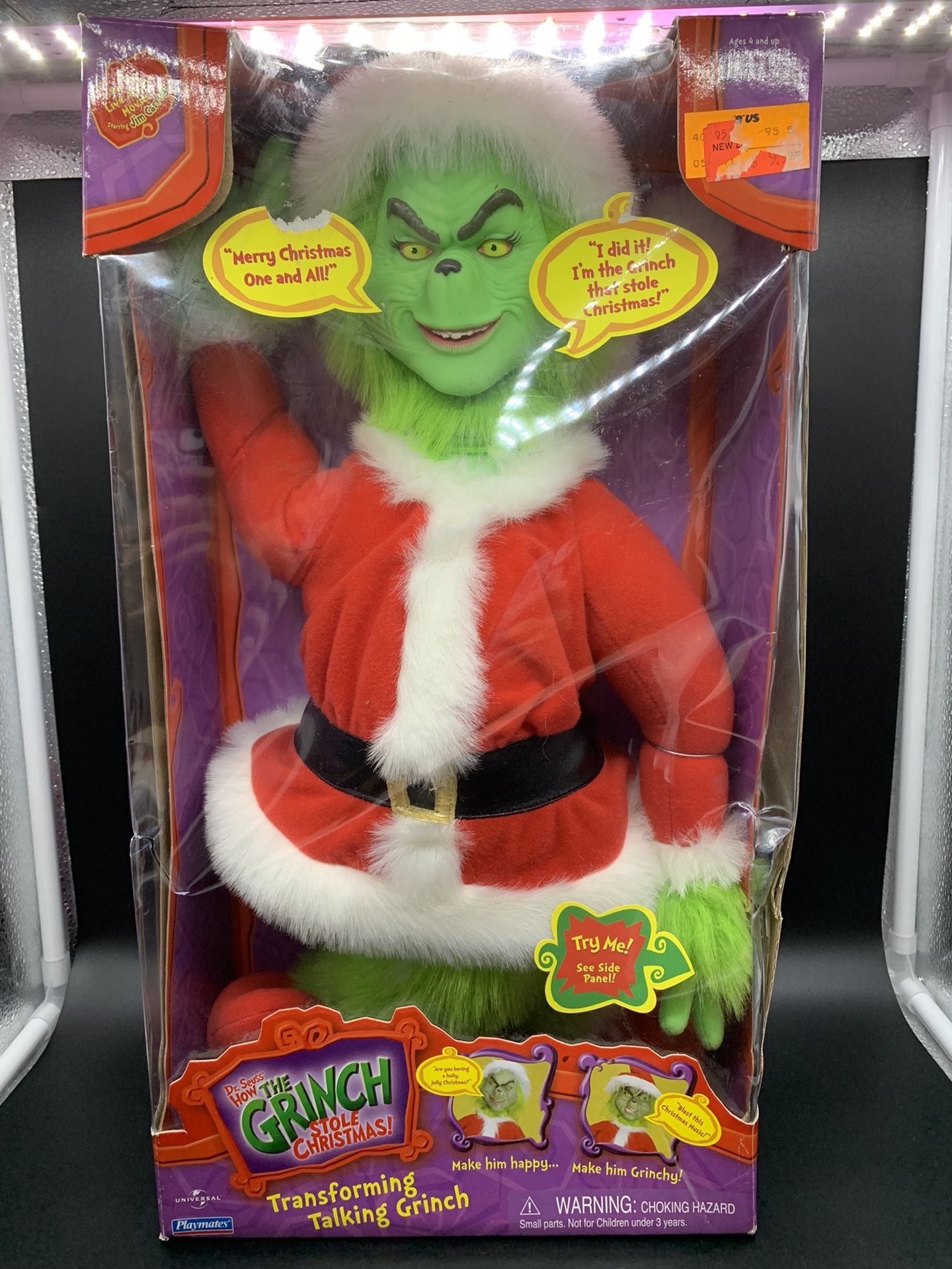 Dr Suess How The Grinch Stole Christmas Transforming Talking Plush Doll Playmate. for Sale in Peabody MA OfferUp