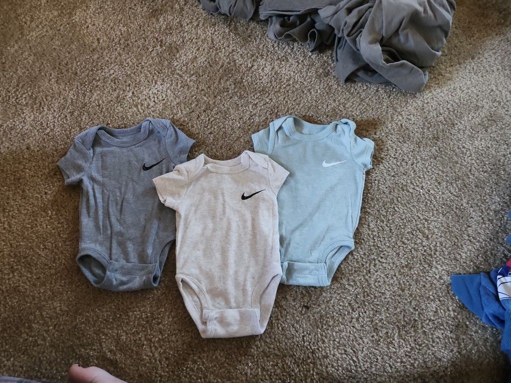 Set Of 3 Nikes Onsies