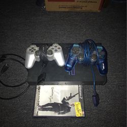 Ps2 With Controller’s And Games