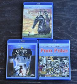 Studio Ghibli Blu-ray Movies 