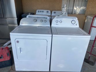 Eléctric dryer brand Whirlpool and washer Amana 60 days of warranty free delivery and installation
