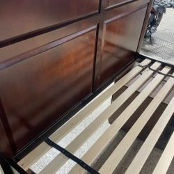 Tavern Wooden Queen Sized Bed Frame with 4 Storage Drawers