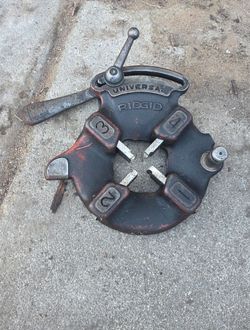 RIDGID Quick Open Die  Pipe Threaders