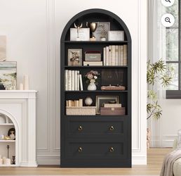 Black bookcase