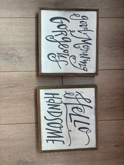 Cute wall signs