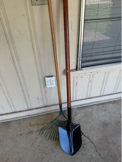 shovel and rake both like new 15 for both