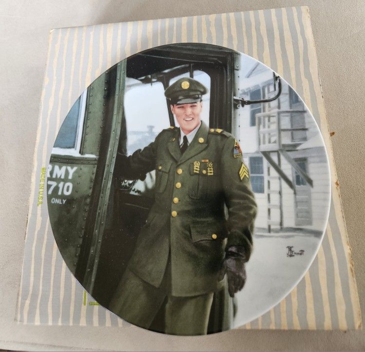 Elvis Presley: Looking at a Legend "Homecoming” Porcelain Collector Plate