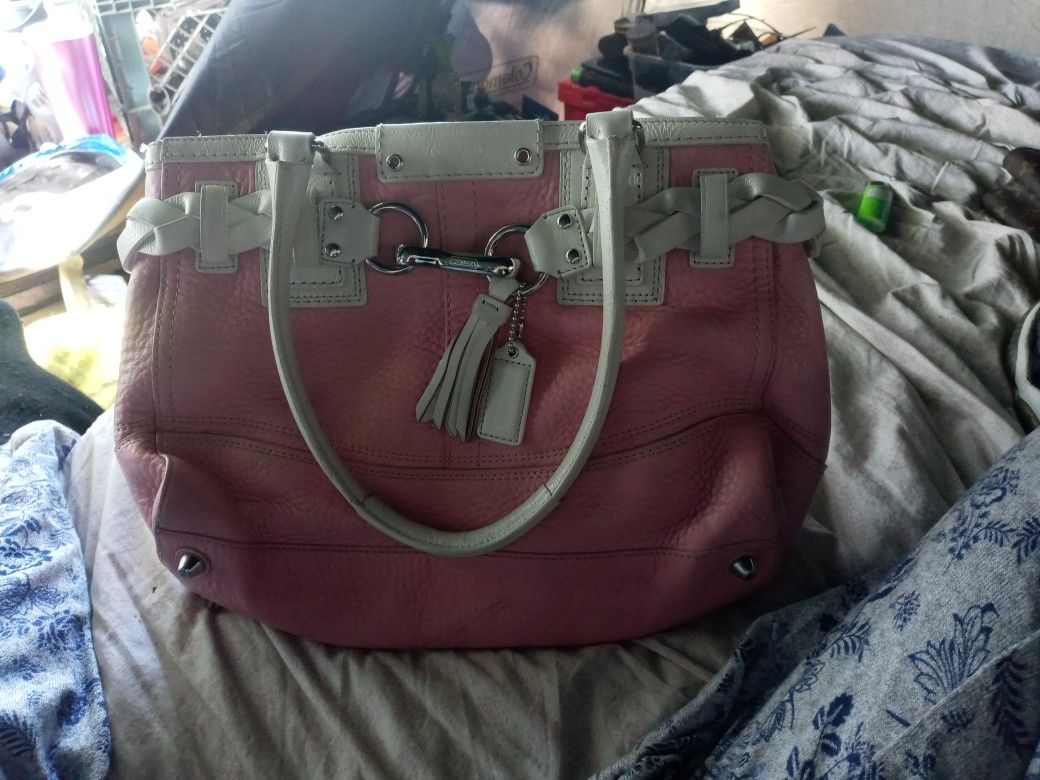 Pink Coach Bag