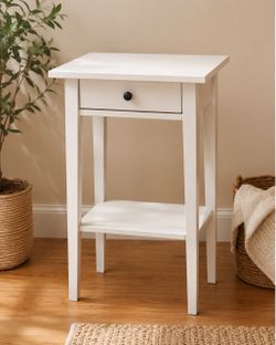 White nightstand/ side table