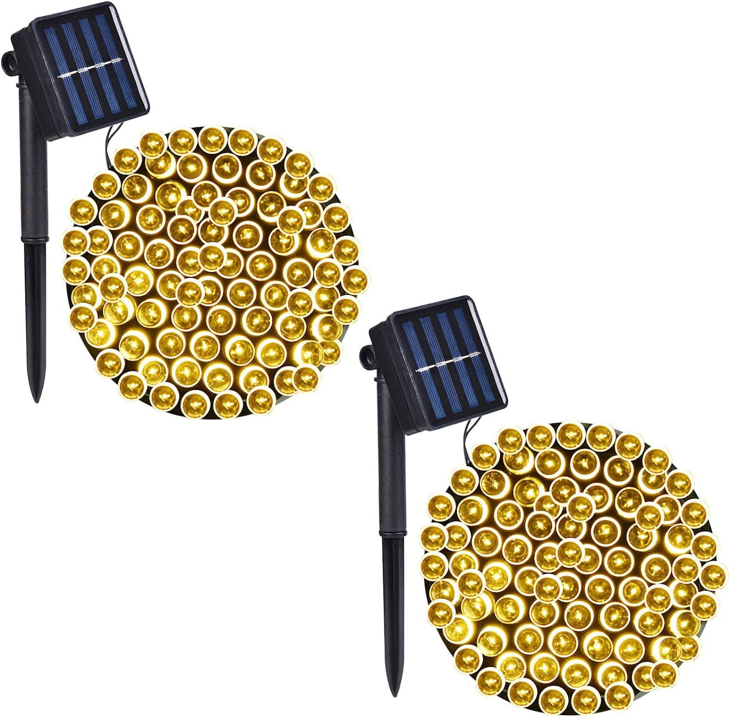Brand New 2 pcs Solar String Lights Outdoor