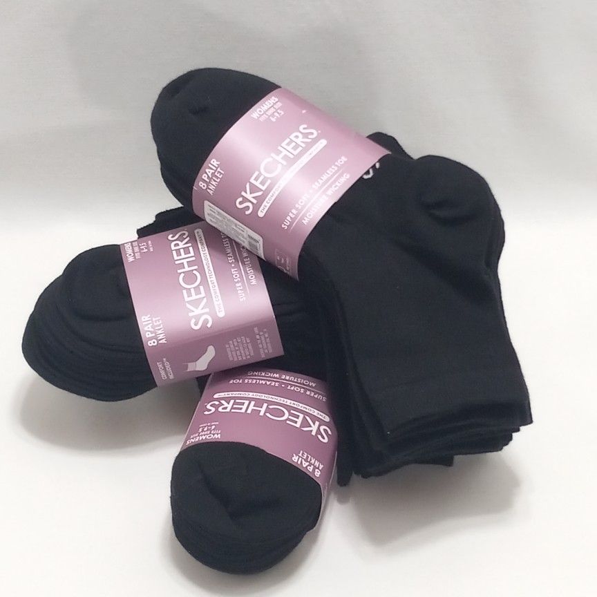 SKECHERS Ladies' Anklet Sock 8-Pair