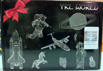 YKL World 3D LED Night Light – Plane