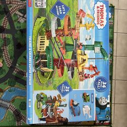 Brand New Thomas & Friends Multi-Level Track Set Trains & Cranes Super Tower with Thomas & Percy Engines plus Harold 