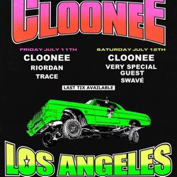 Cloonee Saturday July 12th