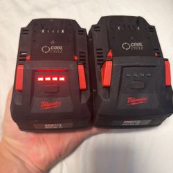 2 milwaukee forge batteries
