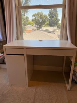 IKEA White Desk with Drawers