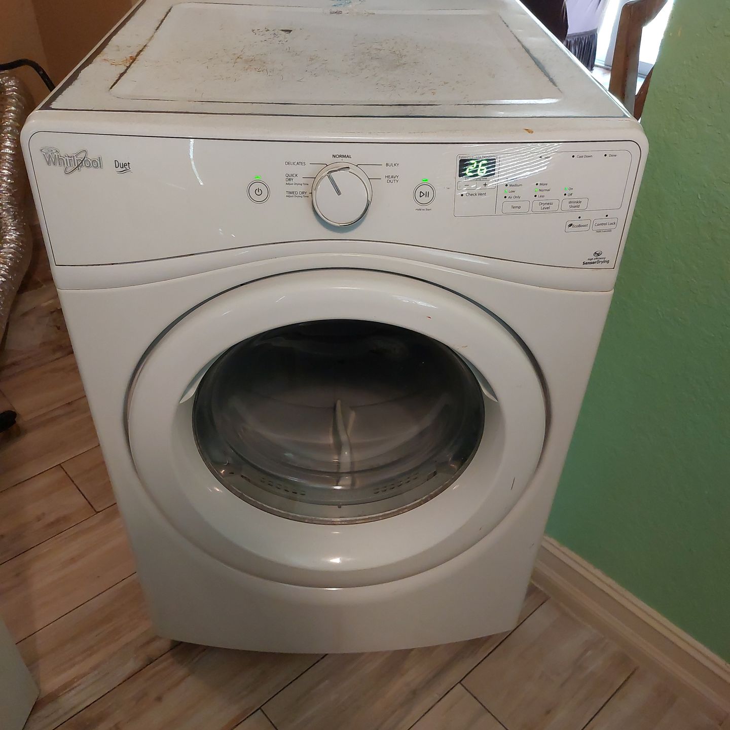 Whirlpool duet dryer