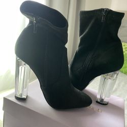 Ankle Boots Clear Heels