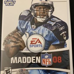 MADDEN NFL 08 (Nintendo Wii + Wii U)