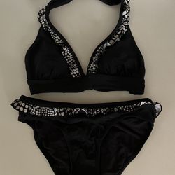 Beach Couture Black Bikini
