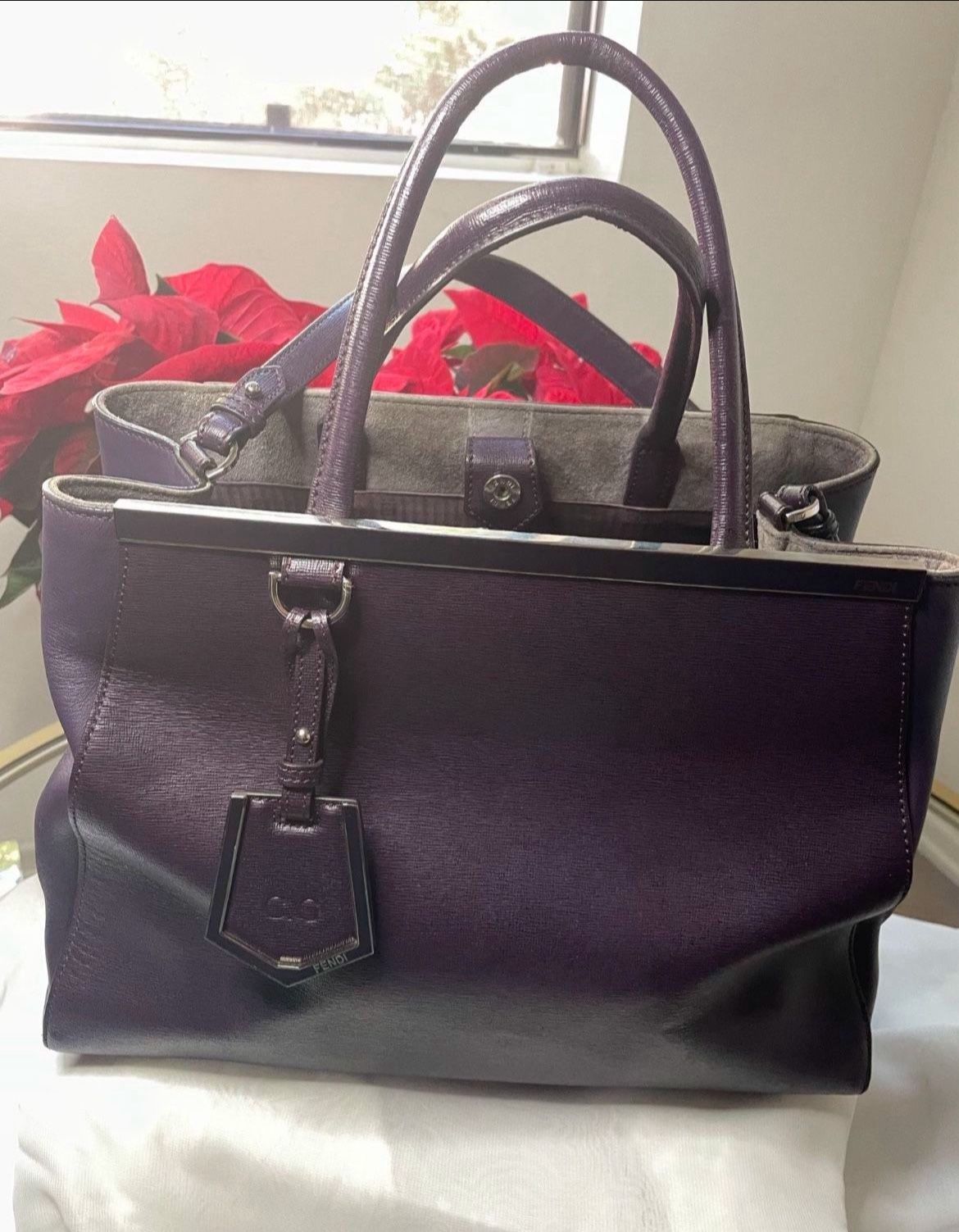 Fendi Medium 2jours Élite Tote w/ Dust Bag & Authenticity Card Included