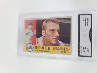 Graded PSA 3.5 #377 Roger Maris - 1960 TOPPS Original