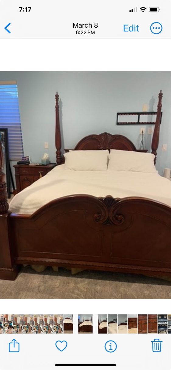 bed frame and matress 