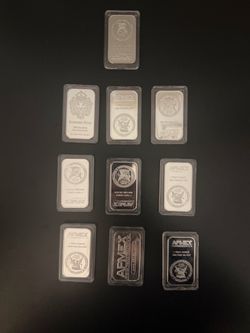 1 OZ silver bars