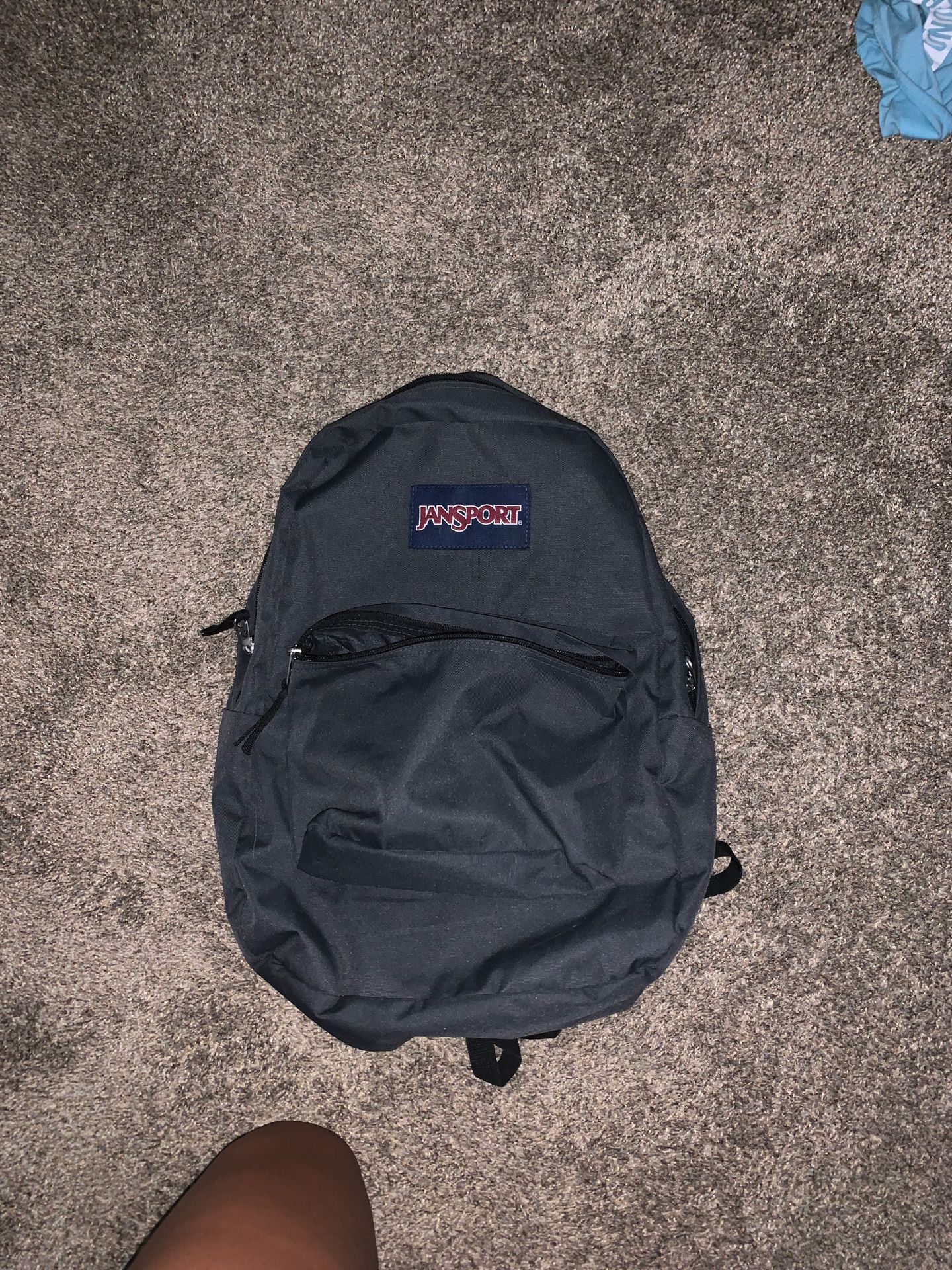 Jansport backpack, charcoal gray new