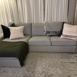 Kivik sectional (couch+chaise)