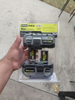 (2) 6ah Ryobi 18v High Performance Batteries