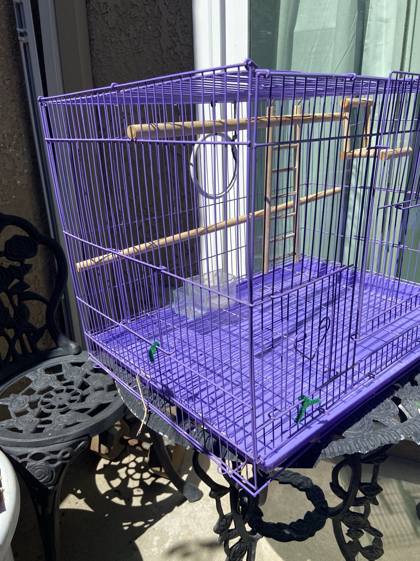 Large Purple Bird Cage