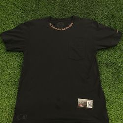 Used Chrome Hearts Black/Brown T-Shirt Size Large