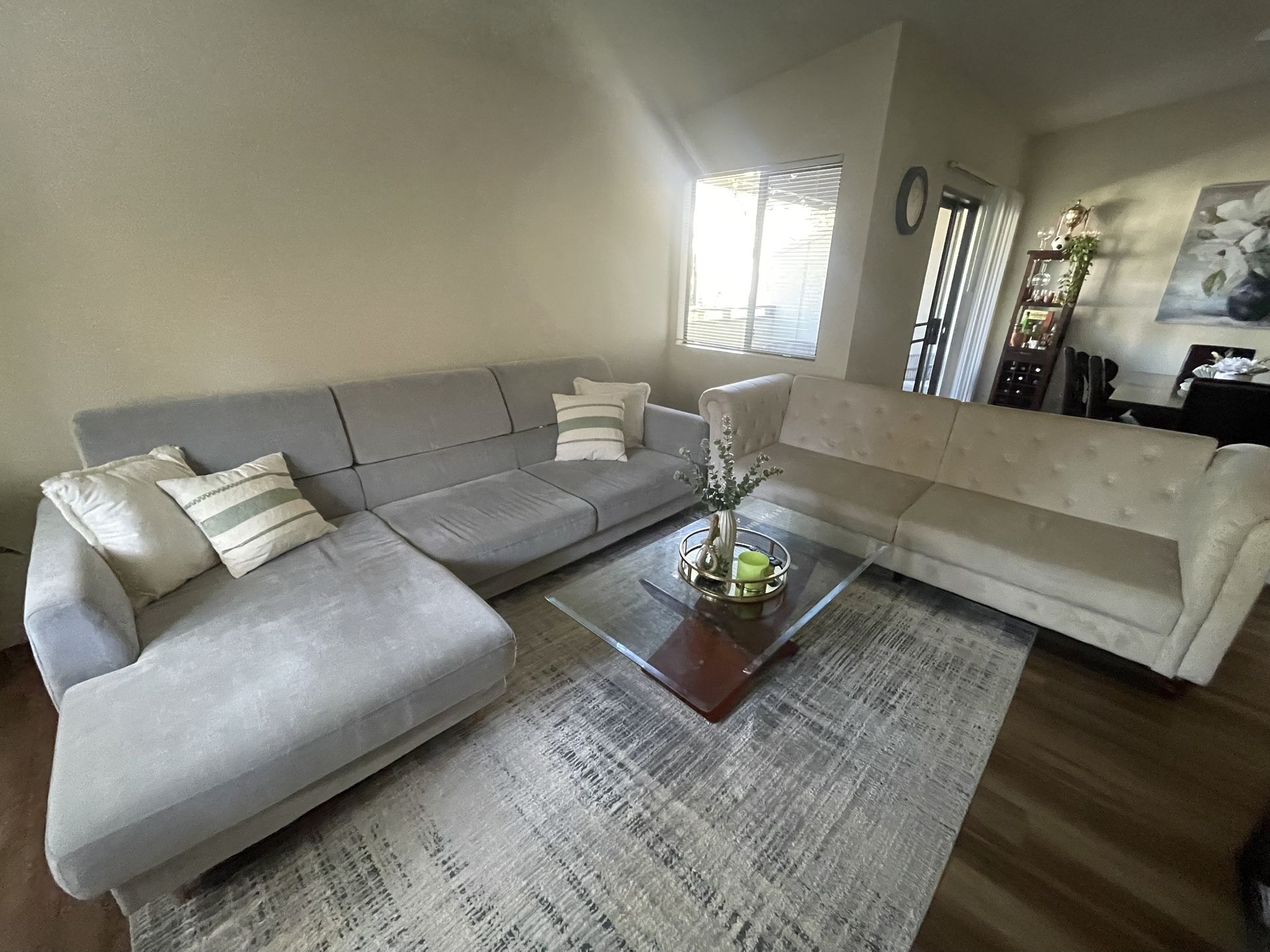 Sectional and Sofabed