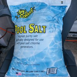 40 Lbs Pool Salt 1 Bag 
