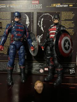 Marvel Legends John F. Walker Captain America & Custom U.S. Agent 2-Pack