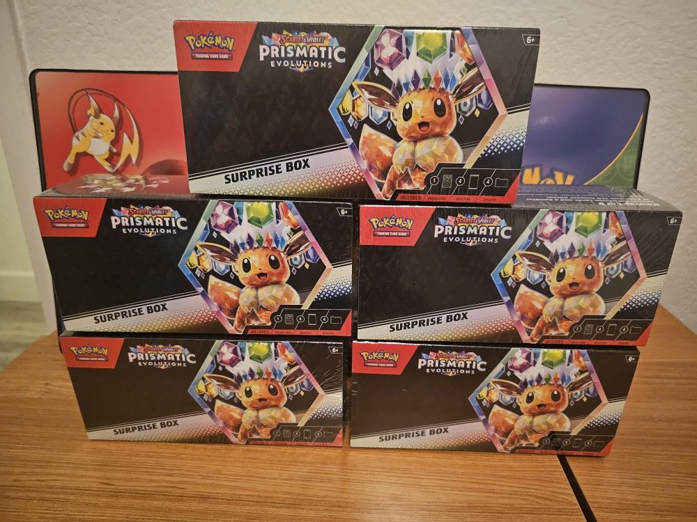 Pokemon Prismatic Evolution Surprise Boxes