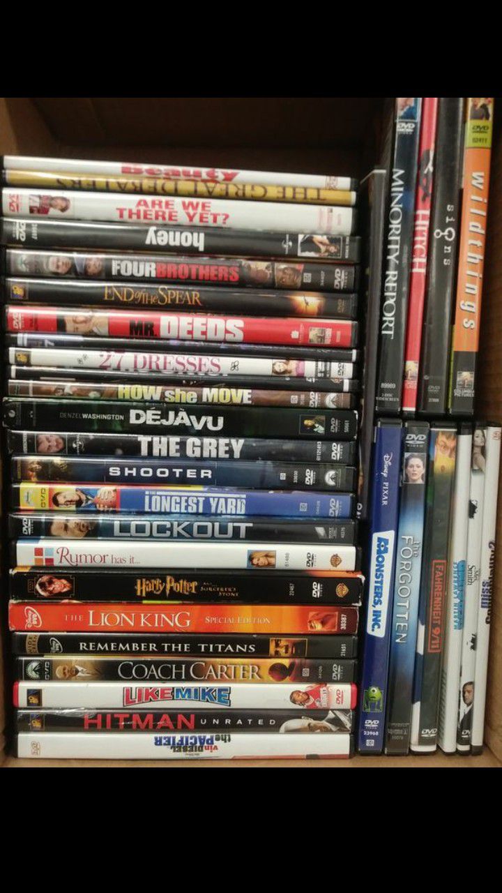 Box of movies over 35