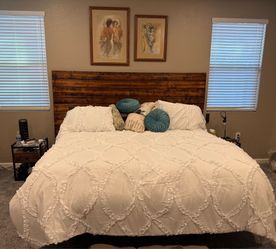Handmade King Sized Rustic Headboard