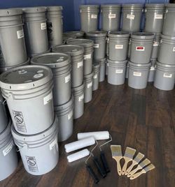 Paint with primer for exterior and interior