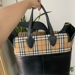 Burberry Diaper Bag/Travel Bag